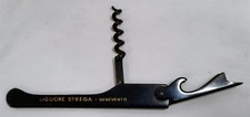Vintage Advertising Corkscrew Wine Bottle Opener Liquore Strega Benevento