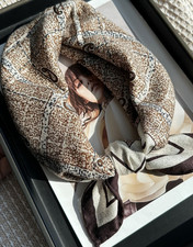 70 Cashmere 30 Silk Square cashew Print Neckerchief Scarf 65X65cm Shawl Wrap