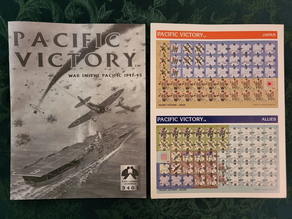 PACIFIC VICTORY   (Columbia Games, 2000)   UNSTICKERED & COMPLETE - Image 4 of 4