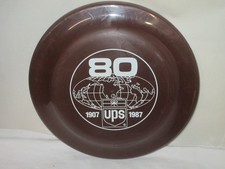 Vintage 1987 Flyer Frisbee Disc Brown UPS United Parcel Service