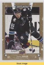 2017-18 Upper Deck Compendium Gold Justin Braun #210 READ a3q