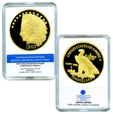 1907 Indian Head Gold Eagle Archival Edition Value $89.95