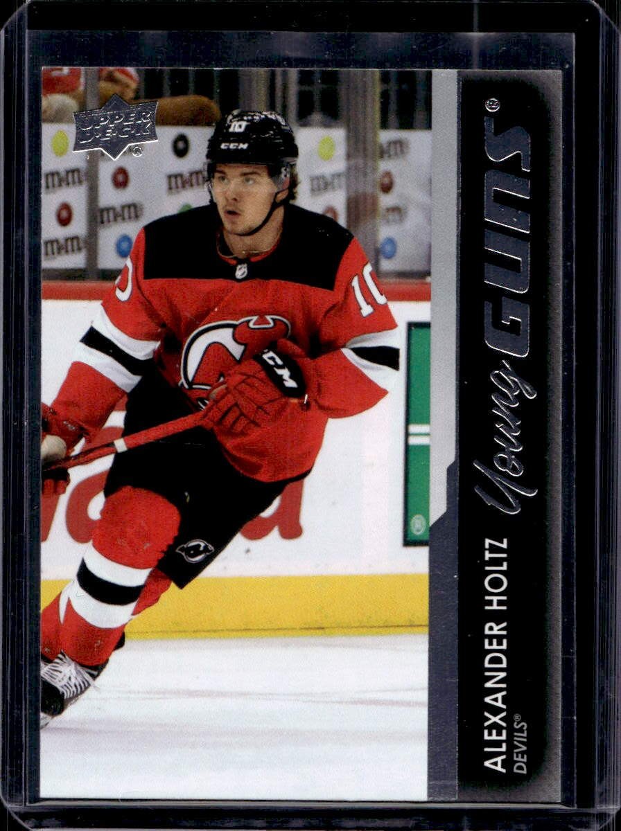 Alexander Holtz 2021-22 Upper Deck #701 Young Guns Rookie