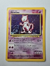 Pokemon Mewtwo 10/102 Set Base Rara Holo Unlimited Carta Discrete Condizioni Ita