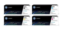 New Original HP 414X Toner Cartridges 4-Pack Set High Yield Bulk -FACTORY SEALED