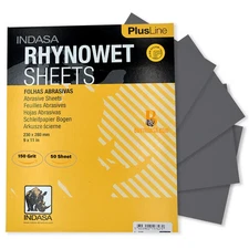 YEAR END BLOWOUT!! RhynoWet Indasa 9x11 Wet/Dry Sanding Sheets