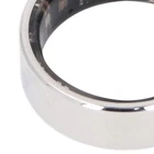 Wearable Smart Ring IP68 Water Resistant Stainless Steel Silver Smart Ring