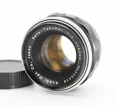  【Exc+4】Pentax Asahi Auto Takumar 55mm f/2 M42 Screw Mount for SLR Lens Japan