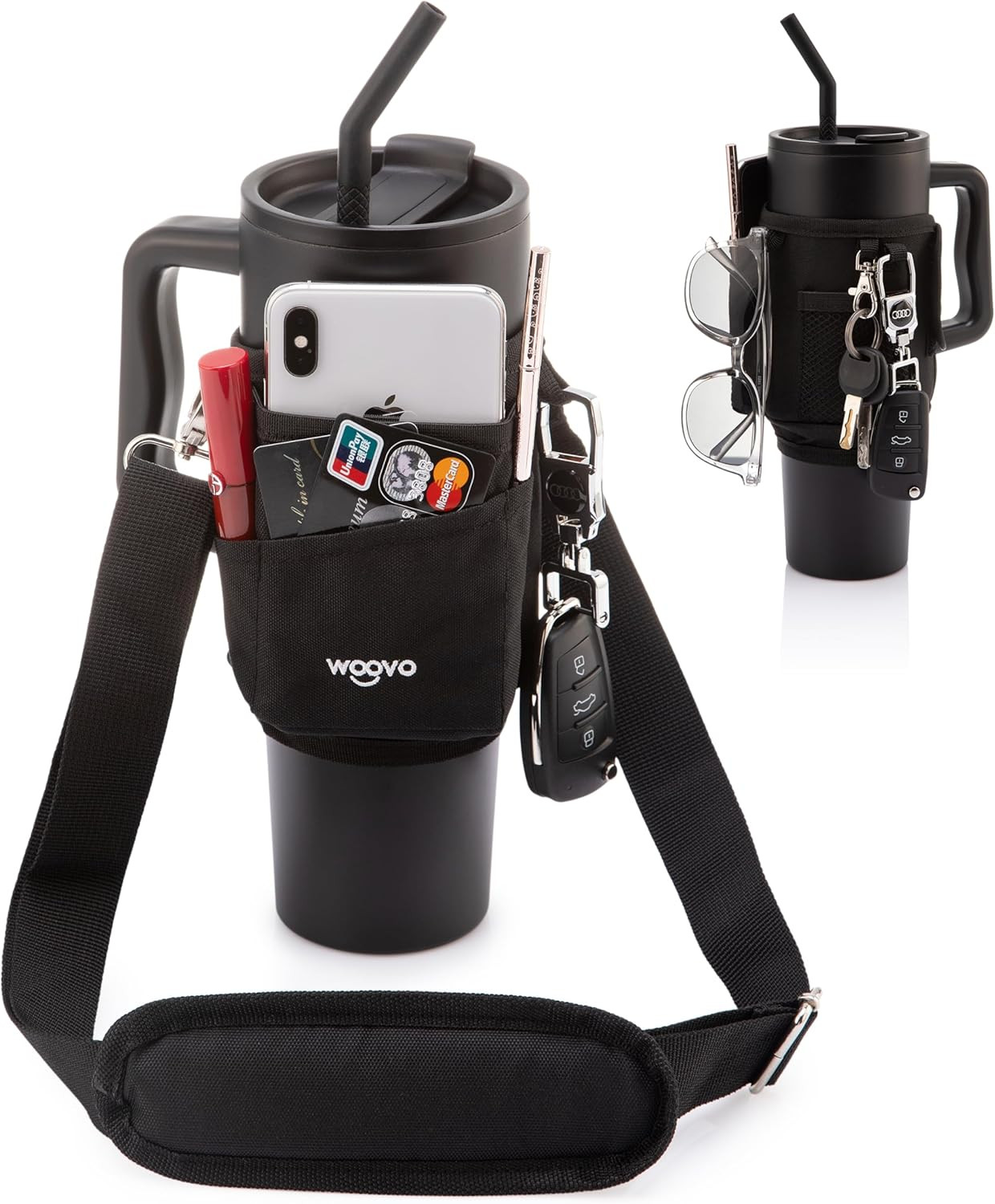 Holder With Strap For Stanley 40 Oz - Odorless Water Bottle 