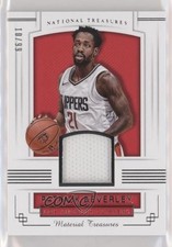 2017-18 Panini National Treasures Material 10/99 Patrick Beverley #MT-25 ly9