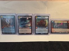 41 Rare Lot - Star Wars Unlimited Legends of the Force - 4 FOILS - Darth Sidious