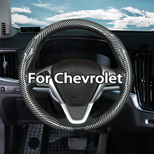 15 Carbon Fiber Steering Wheel Cover Fits Chevrolet Non-sip Sport Grip 15 Carbon Fiber Steering Wheel Cover Fits Chevrolet Non-sip Sport Grip