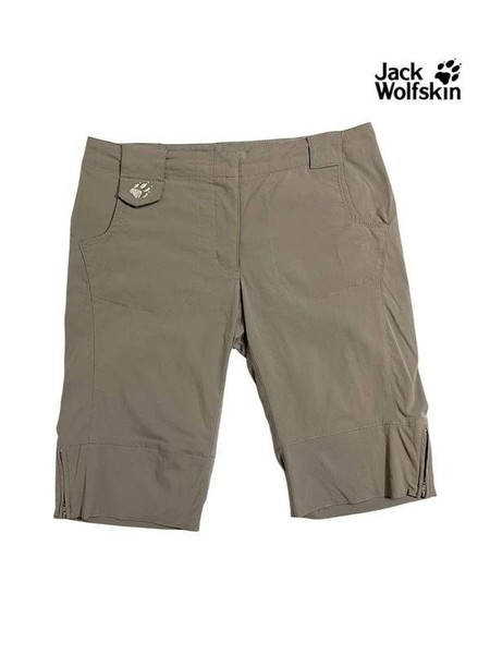 Women Jack Wolfskin Shorts Beige Polyamide 36 / S