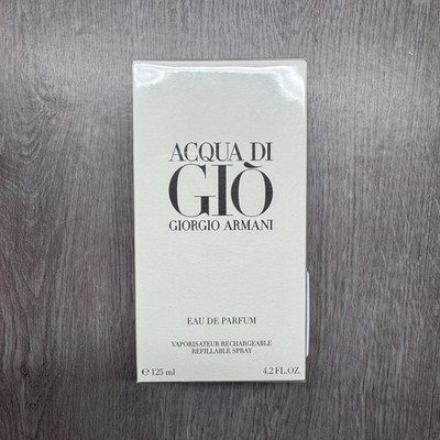 Giorgio Armani Acqua Di Gio EDP Refillable Spray Men s Perfume 125ml NIB Sealed