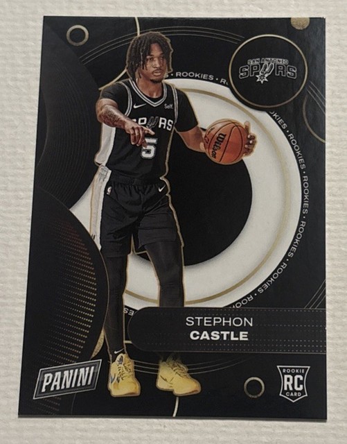 2024-25 Panini Player of the Day - Rookies Stephon Castle #RC4 (RC)- SPURS🔥🔥