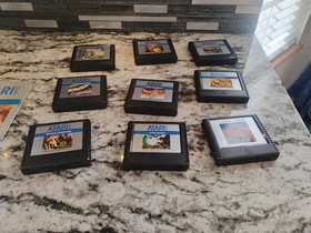 Atari 5200 Games Lot Of 9 - Tested And Working - With Manuals