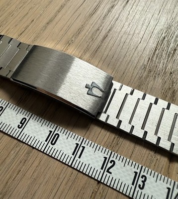 Bulova Stahl Uhrenarmband Steel Bracelet 17mm 20mm Vintage good condition