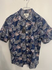 Dubinik Men’s Paisley Hawaiian Shirt Medium