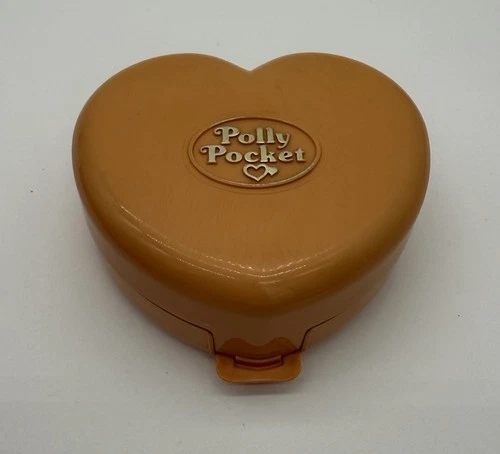 Vintage 1992 Polly Pocket Partytime Stampers w/ 3 Stampers No figures Discolored