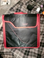 Mead 5 Star Zipper Binder Plus W/ Staples Sheet Protectors Installed D Rings