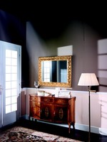 Holz Luxus Italienische MöBel 2Tlg Set MöBel Stil Barock Kommode Mit Spiegel Neu