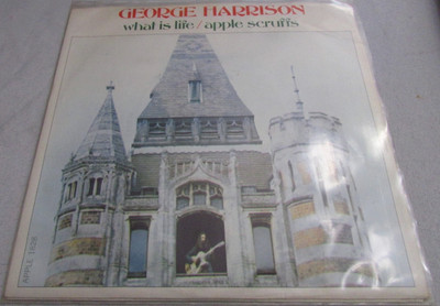 GEORGE HARRISON WHAT IS LIFE/ APPLE SCRUFFS HTF 7'' 45 RPM VINYL NM/NM R40