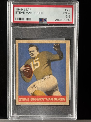 Steve Van Buren #79 1949 Leaf card