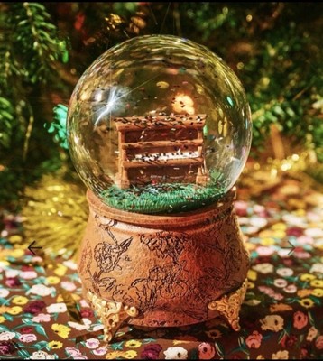 In Hand   Taylor Swift The Eras Tour Acoustic Piano Snow Globe Resin Floral New