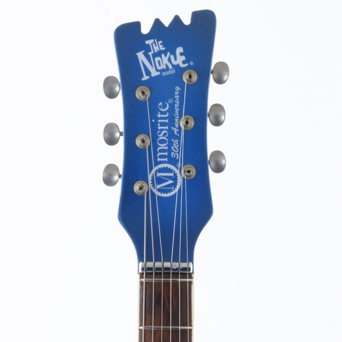 Used Mosrite The Nokie 30th Anniversary Blue Metallic 1992 0026