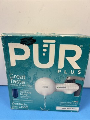 PUR Filtration PLUS Faucet Mount Water Purifier Filter System PFM400H Chrome