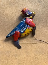 Vintage Marx Toys "Zippo the Climbing Monkey" Tin Litho Toy