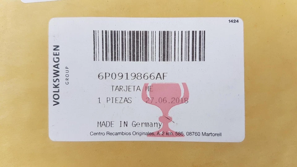 Original OE Volkswagen SD-Karte 6P0919866AF - Bild 3 von 3