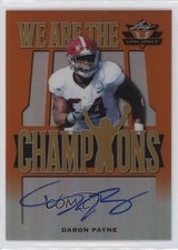 2018 Leaf Valiant We Are the Champions Orange /35 Daron Payne #WC-DRP Auto 0c6