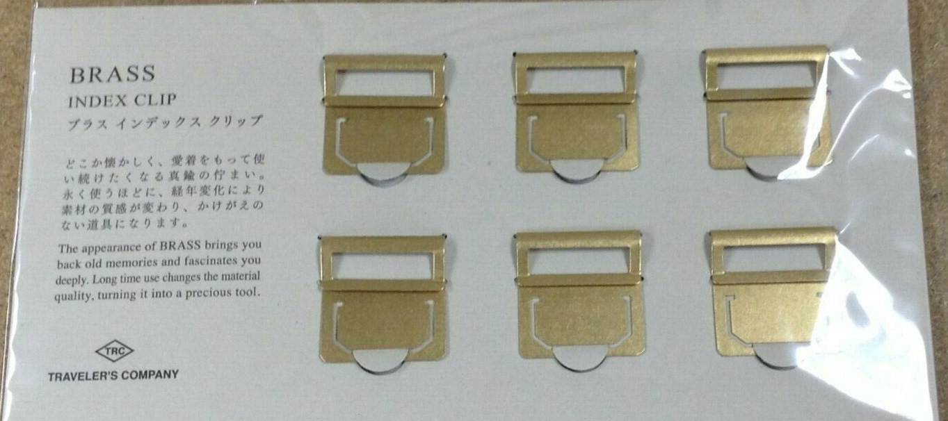 TRAVELER'S COMPANY BRASS INDEX PLATE