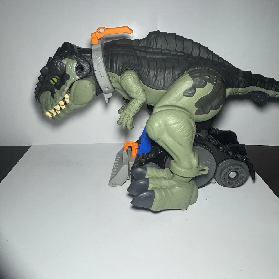Imaginext Jurassic World Dominion Mega Stomp Rumble Giga Dino probado funciona Foto 2 de 4