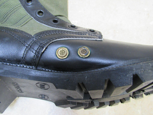 US Vietnam Era Jungle Boots w/ Govt Tag & Insoles 11 Narrow Vibram Sole NOS 1968 - Picture 12 of 14