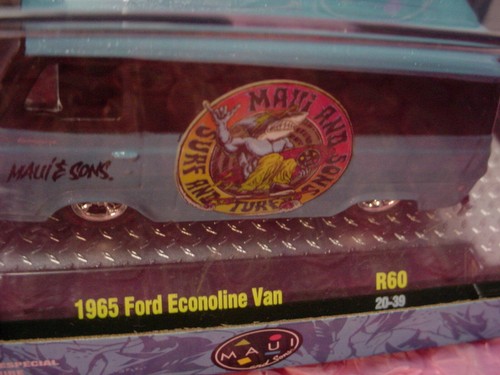 2020 M2 1965 FORD ECONOLINE VAN ∞blue;pink surfboard ✿ MAUI&Sons✿ r60∞20-39∞le - Picture 3 of 4