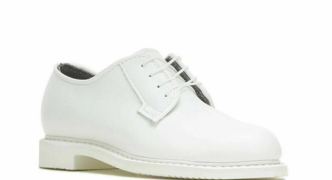 NEW Women's Bates Lites 7131 White Leather Oxford, SIZE 7-MEDIUM