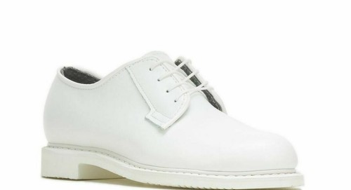 NEW Women's Bates Lites 7131 White Leather Oxford, WOMEN'S SIZE 7.5-MEDIUM - Foto 1 di 8