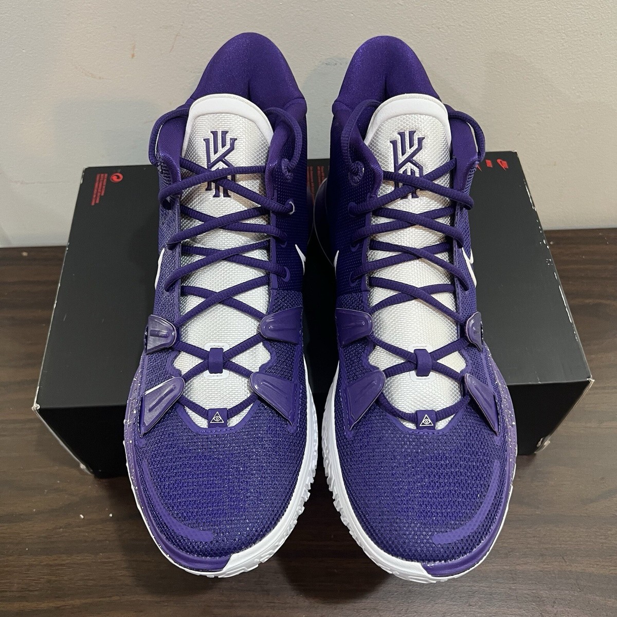 Nike Kyrie VII TB 2021 Promo Court 52 1/2 Purple DM5042-502 Men\'s Size 17.5 Nike Kyrie 7 TB Court Purple | eBay main image 3