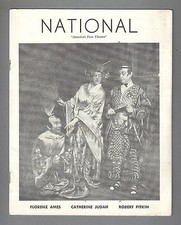 "The Mikado" GILBERT and SULLIVAN OPERAS / Florenz Ames 1943 Washington Playbill