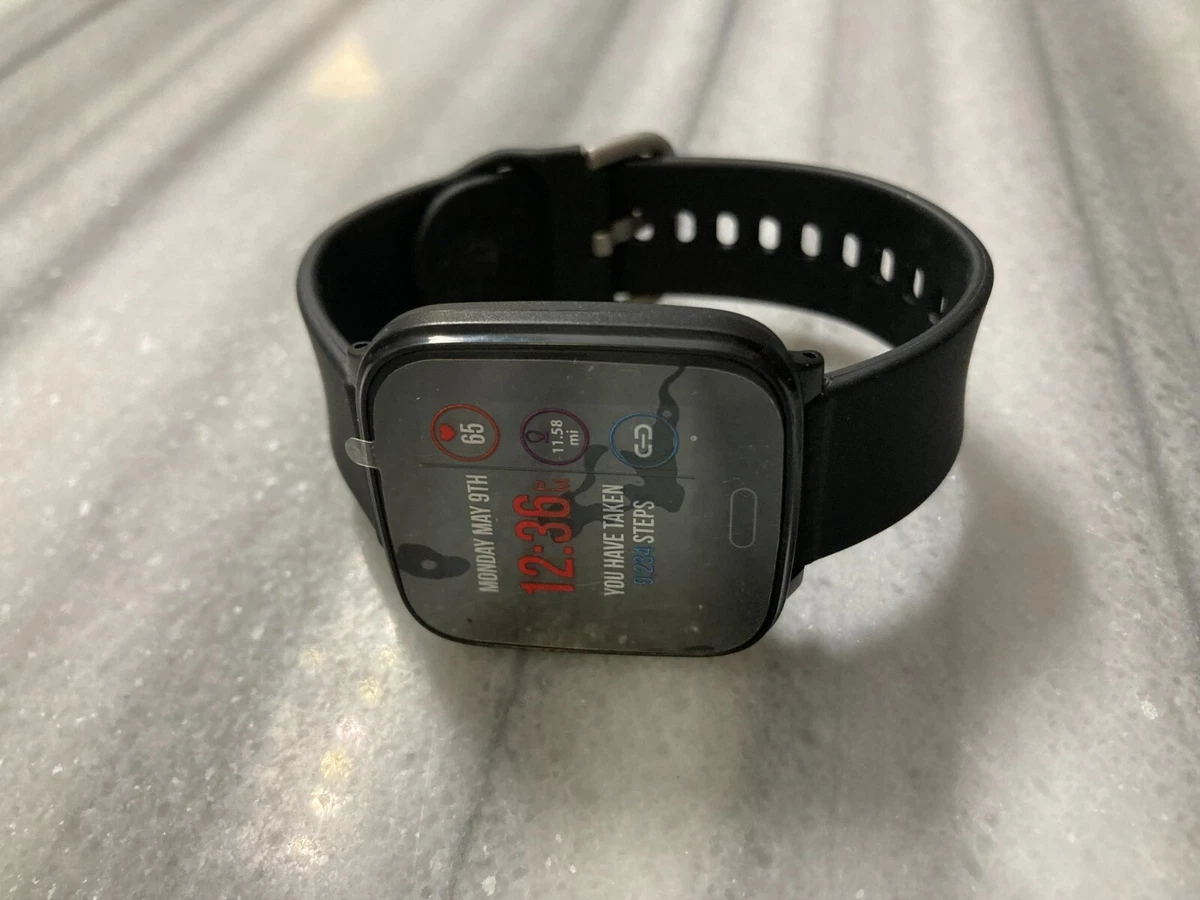 iConnect by Timex TW5M34100 Active Black Resin Band Smartwatch eBay