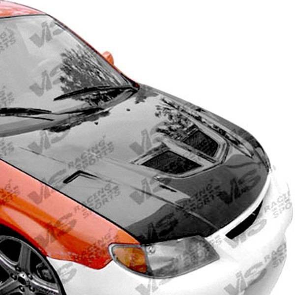 Carbon Fiber Hood EVO For 01-03 4dr Mazda Protege | eBay