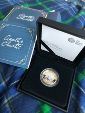 Agatha Christie 100 Years Of Mystery 2020 UK £2 Silver Proof Coin