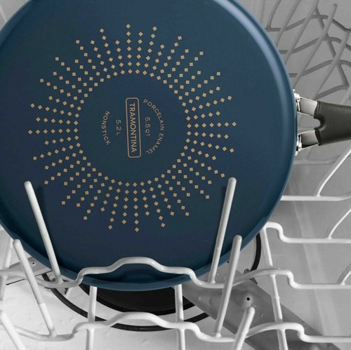 Tramontina, Poêle à frire antiadhésive 5,5 litres sauté profonde cuisinière jumbo | Sarcelle foncée - Photo 29/41