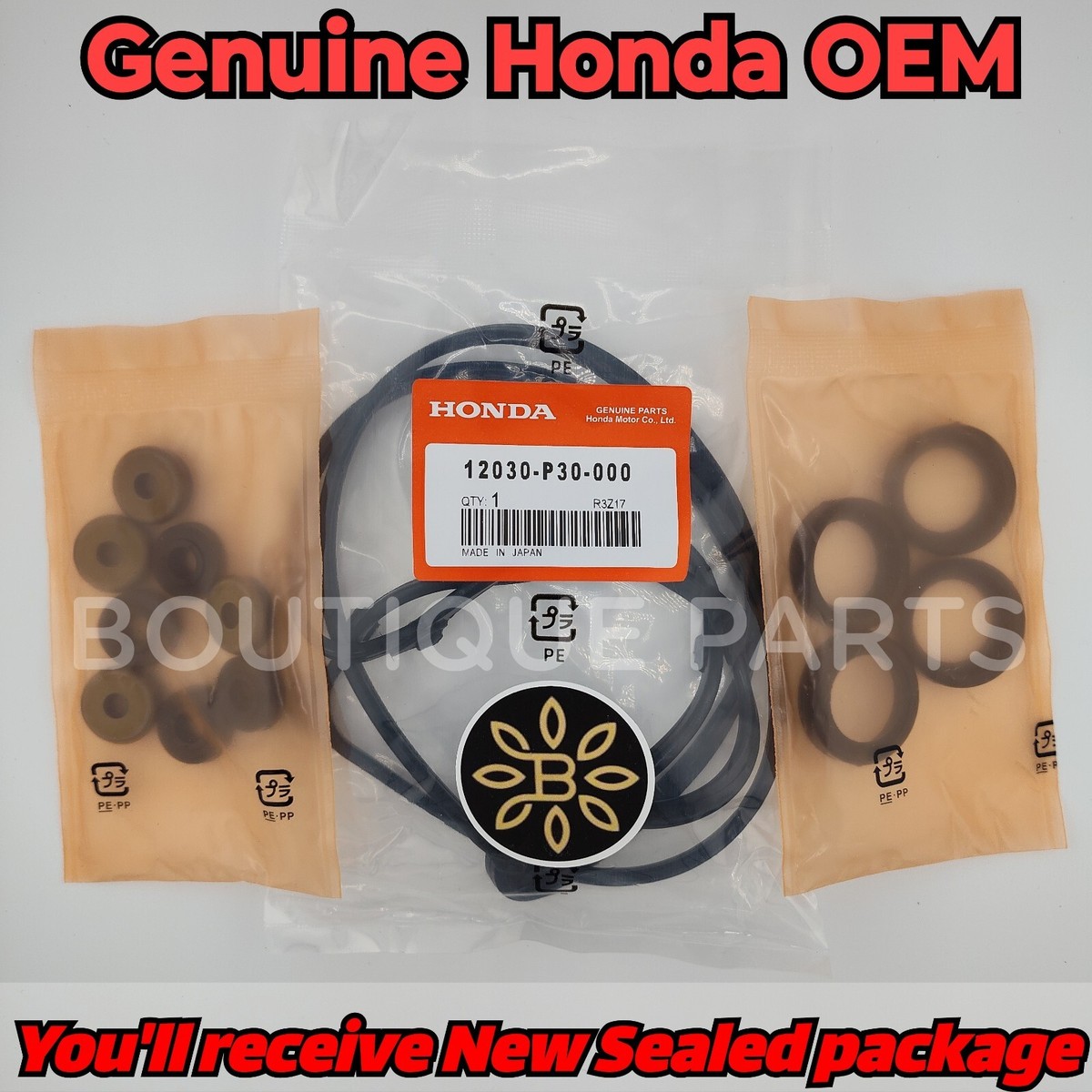 OEM Genuine for Honda Valve Cover Gasket Set Kit 12030-P30-000