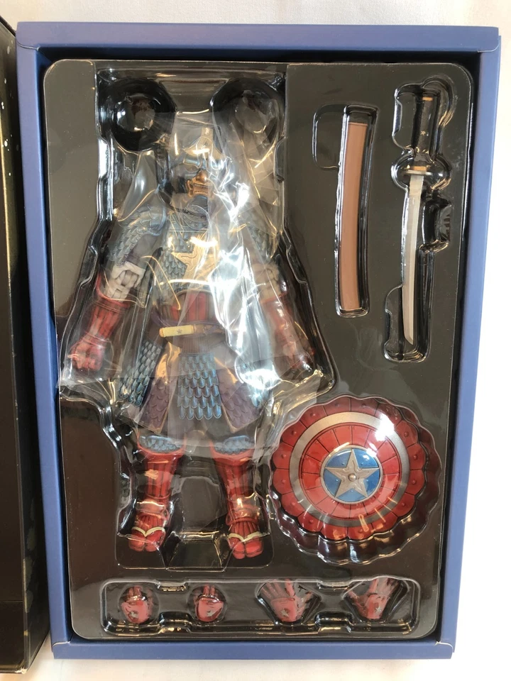 Samurai Capitán América - Marvel Bandai - Realización Magna - Bandai 2018 (abierto) Foto 2 de 3