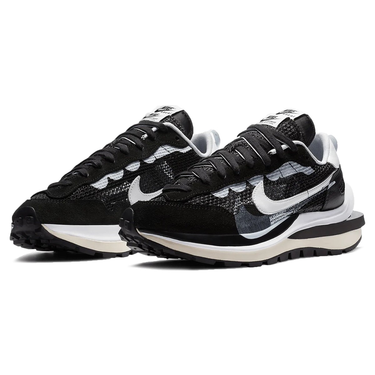 Nike x Sacai Vaporwaffle Black White | eBay UK