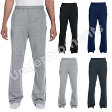 Jerzees Nublend Open Bottom Sweatpants with Pockets 974MP