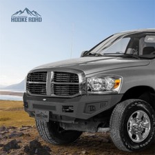 Full Width Steel Front Bumper Wskid Plate For Ram 25003500 2006 2007 2008 2009